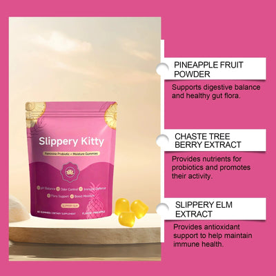 Probiotic Pineapple Gummies for Digestive Wellness