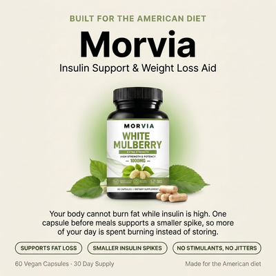 Morvia Insulin Support & Weight Loss Aid