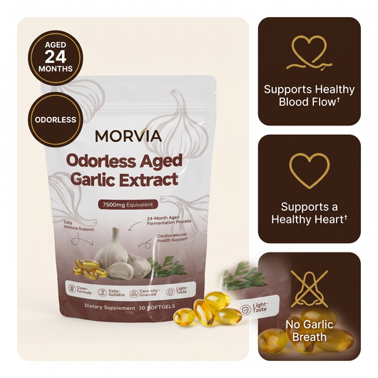 Morvia Aged Garlic Blood Flow Support