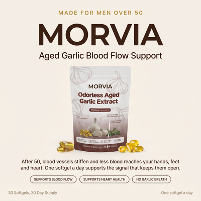 Morvia Aged Garlic Blood Flow Support