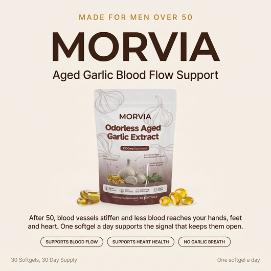 Morvia Aged Garlic Blood Flow Support