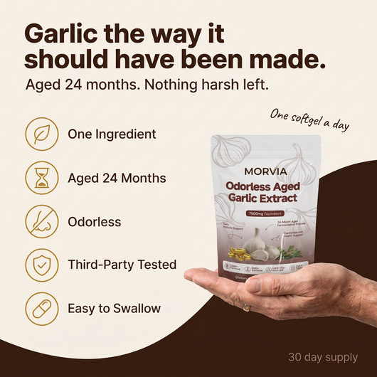 Morvia Aged Garlic Blood Flow Support
