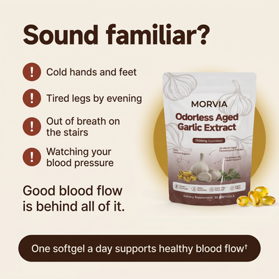 Morvia Aged Garlic Blood Flow Support